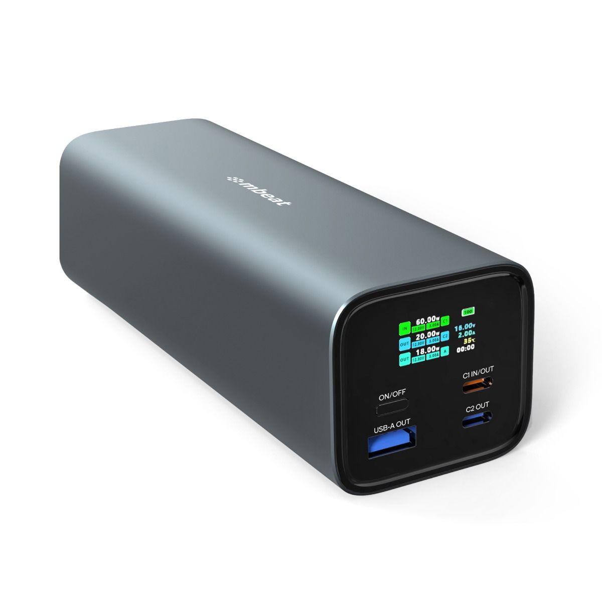 NNEDSZ mbeat Gorilla Power 27000mAh USB-C PD 140W Power Bank for Laptop/Tablet/Smartphone