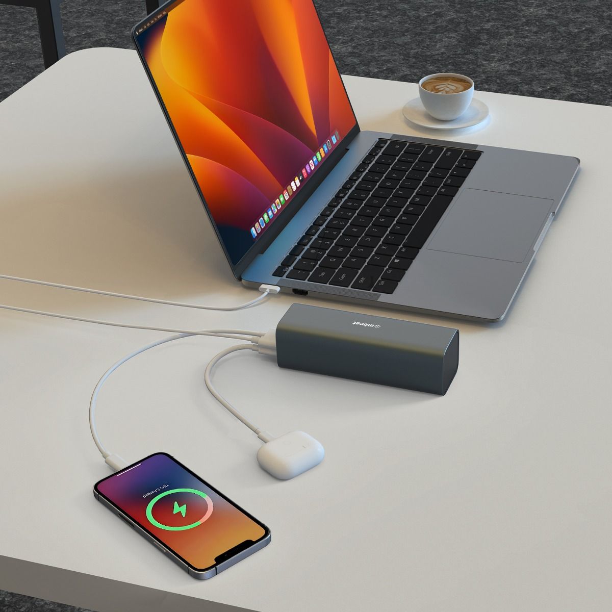 NNEDSZ mbeat Gorilla Power 27000mAh USB-C PD 140W Power Bank for Laptop/Tablet/Smartphone